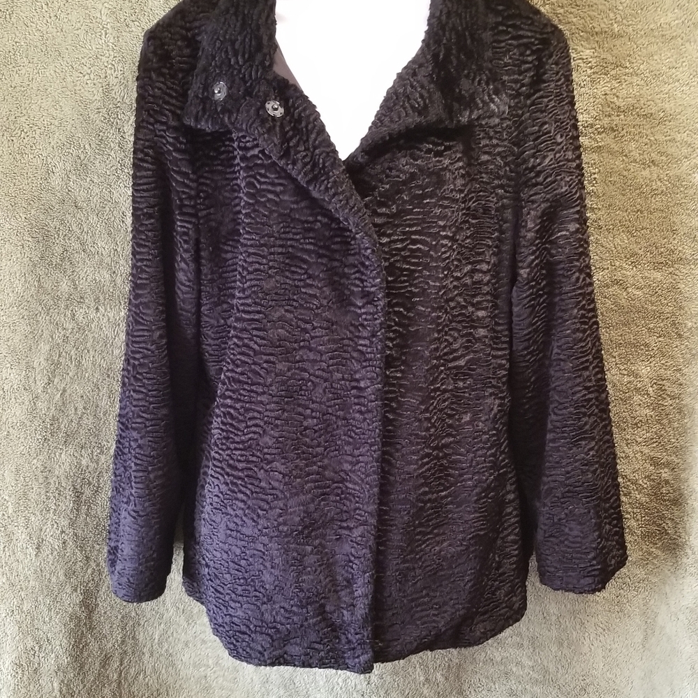 Perry Ellis Portfolio black coat